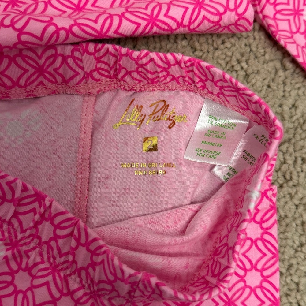 Lilly Pulitzer Pink Patterned set - Picture 3 of 3
